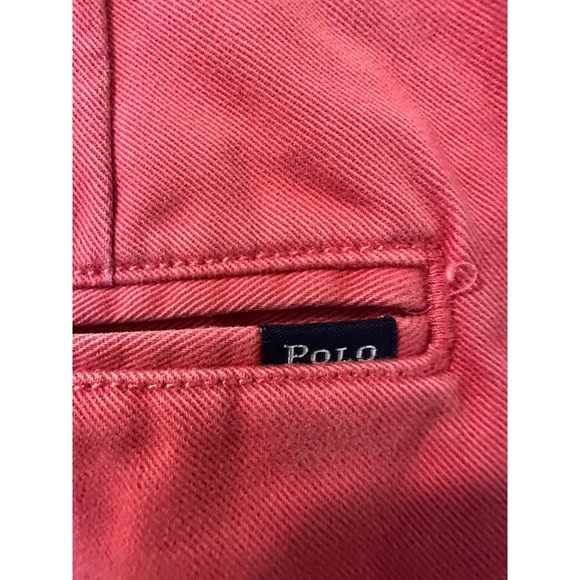 Salmon Colored POLO Ralph Lauren Chino Shorts Classic Fit Casual 9" sz 32 - Picture 7 of 7